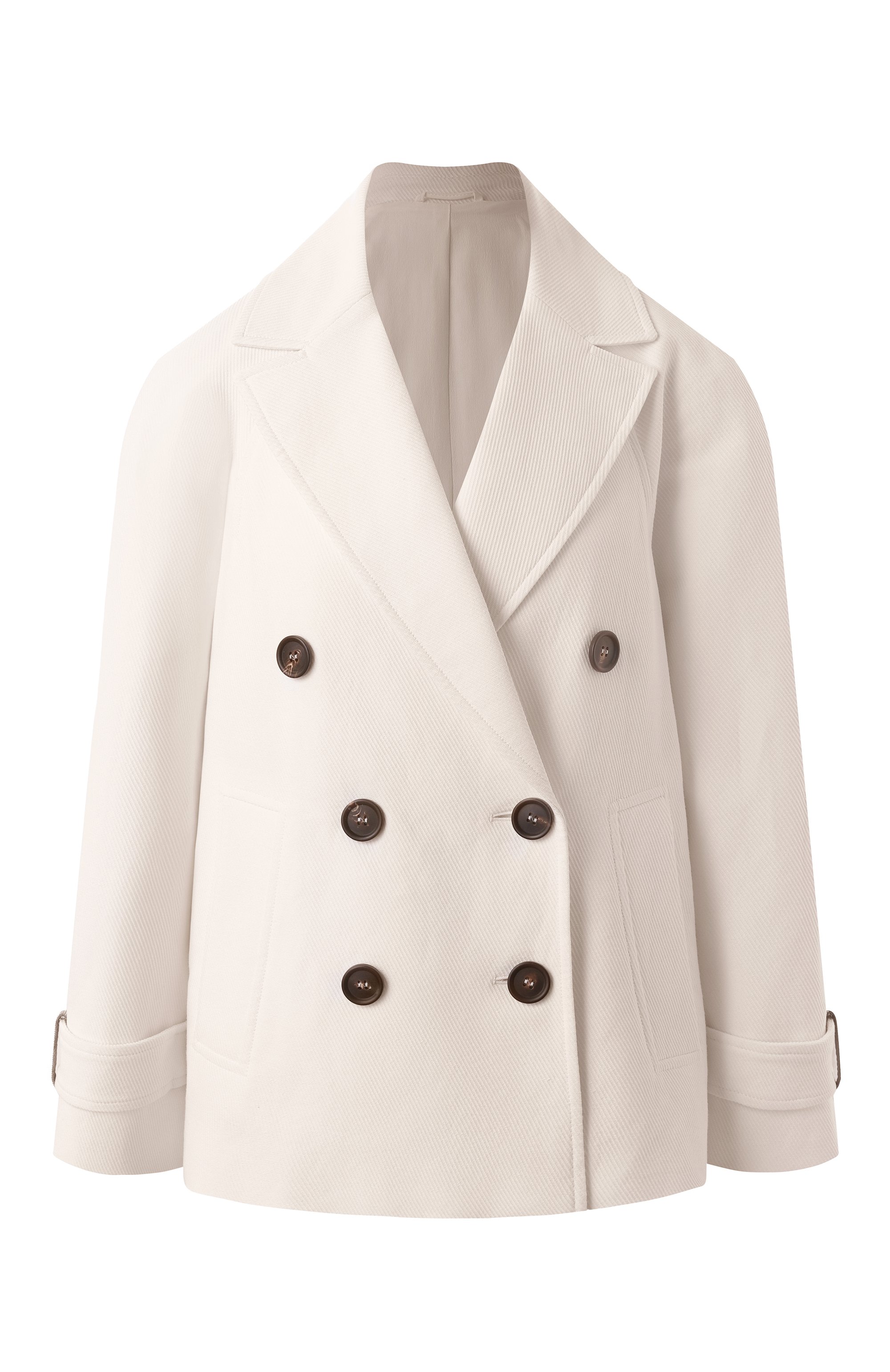 Полупальто из хлопка и льна BRUNELLO CUCINELLI, арт. MH5347892, фото 1