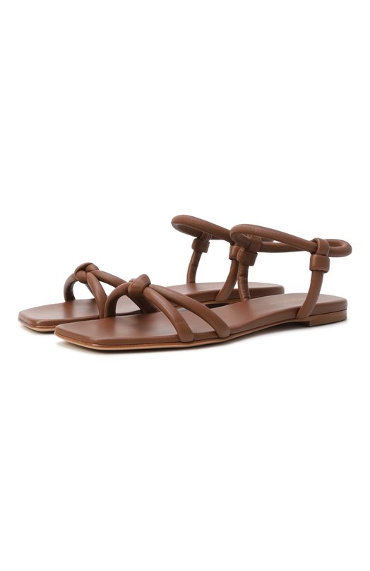 Кожаные сандалии Juno Gianvito Rossi G32324.05CU0.NAPCU0I Коричневый G32324.05CU0.NAPCU0I