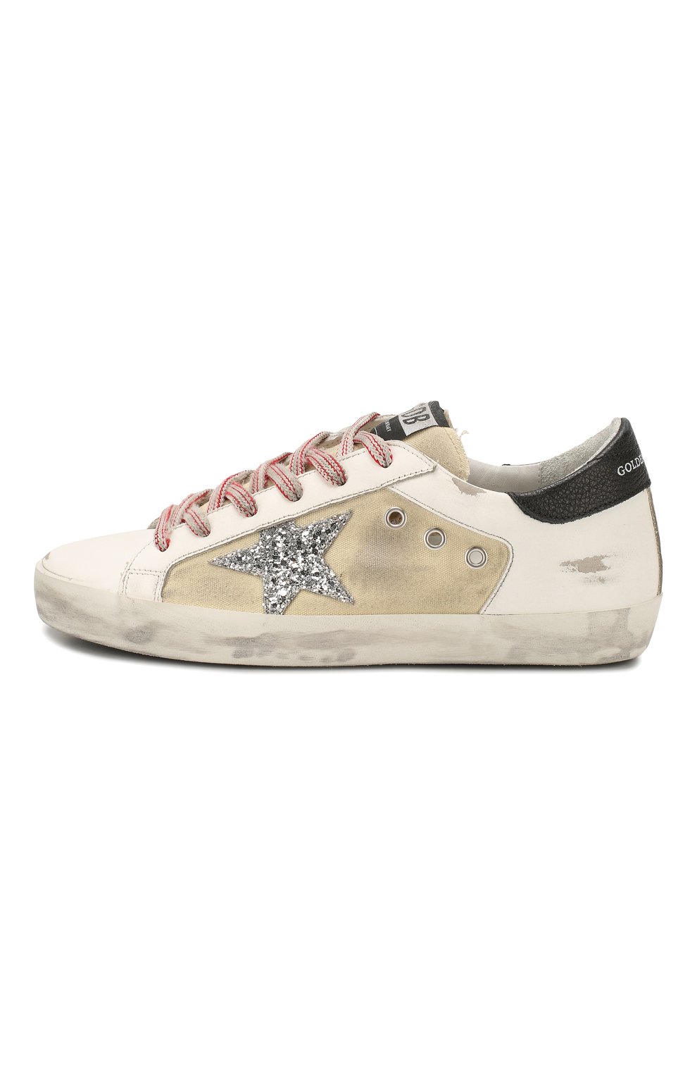 Кожаные кеды superstar GOLDEN GOOSE DELUXE BRAND, арт. G36WS590.S63, фото 3