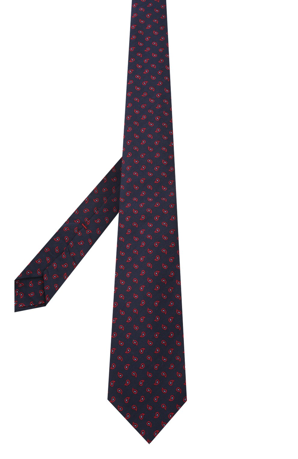 Галстук из шелка и хлопка KITON, арт. UCRVKLC06G03, фото 2