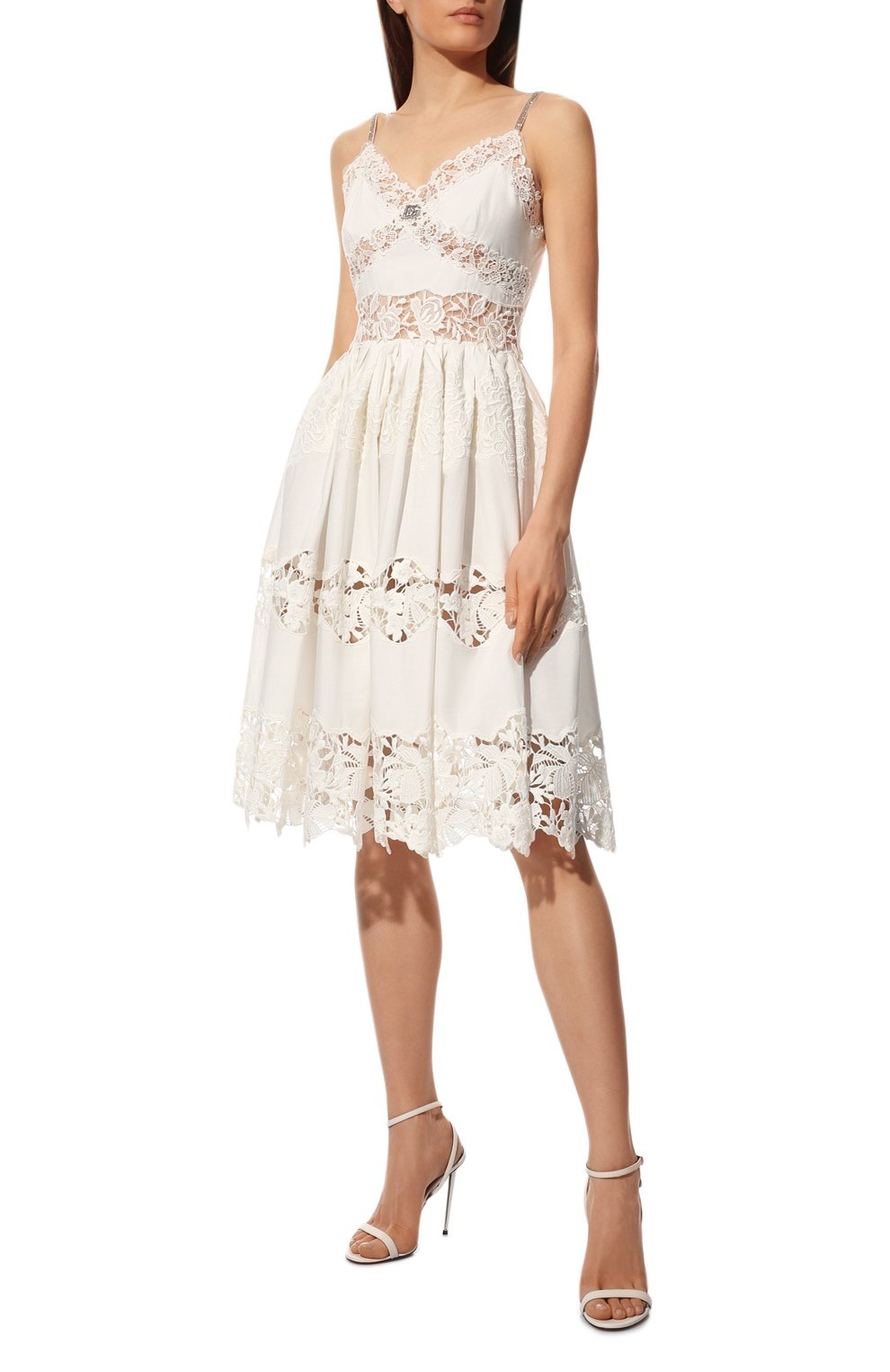 Хлопковое платье DOLCE & GABBANA, арт. F6ZR1Z/FGMFE, фото 2