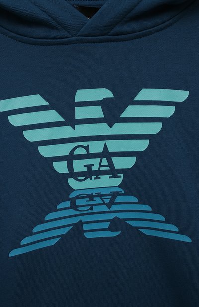 Хлопковое худи EMPORIO ARMANI, арт. 6L4MJ2/4J5GZ, фото 3