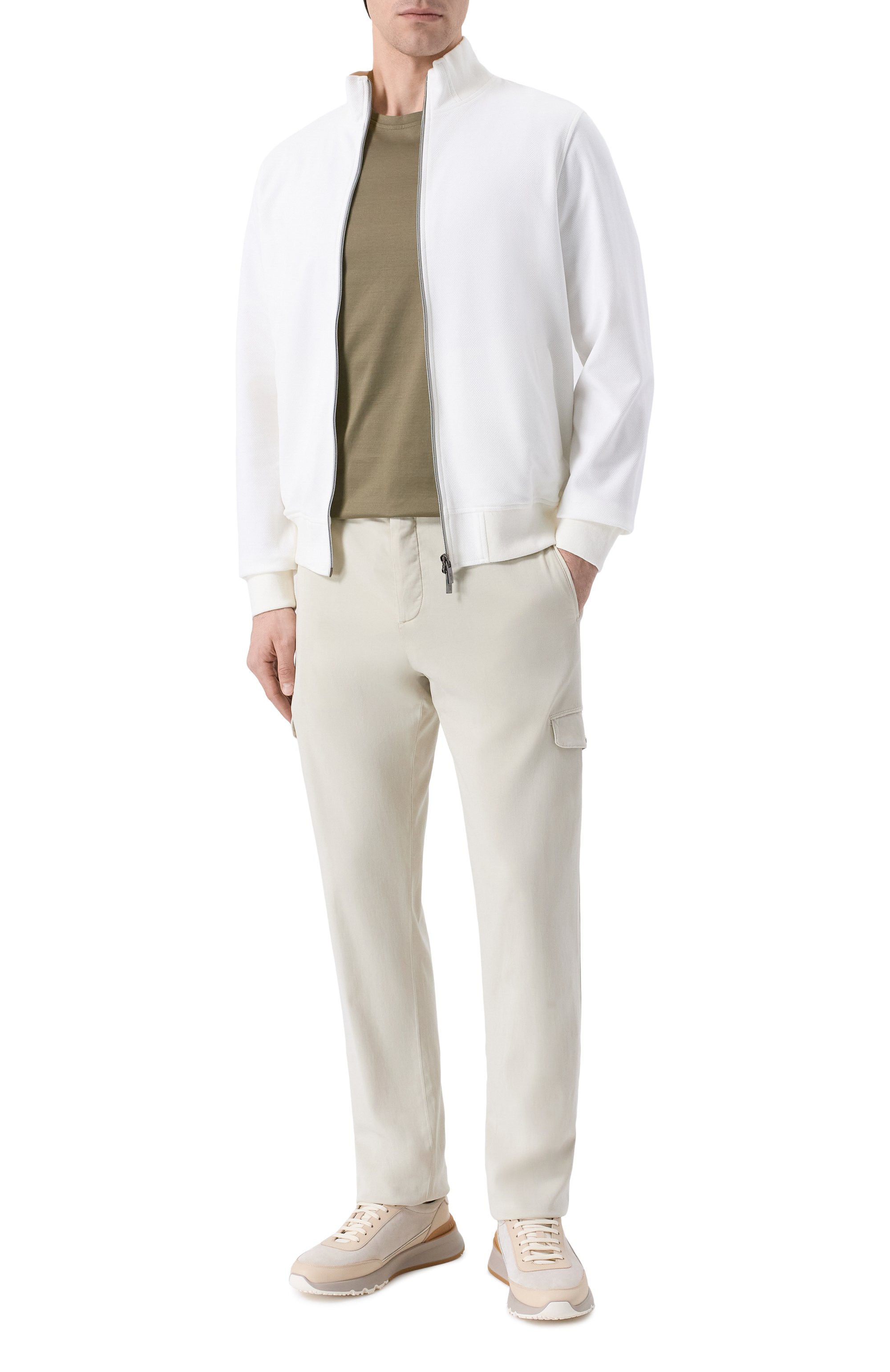 Толстовка MVST белого цвета по цене 111500 руб., арт. 14M459.PL00.MUST., фото 2 Толстовка MVST, арт. 14M459.PL00.MUST., фото 2