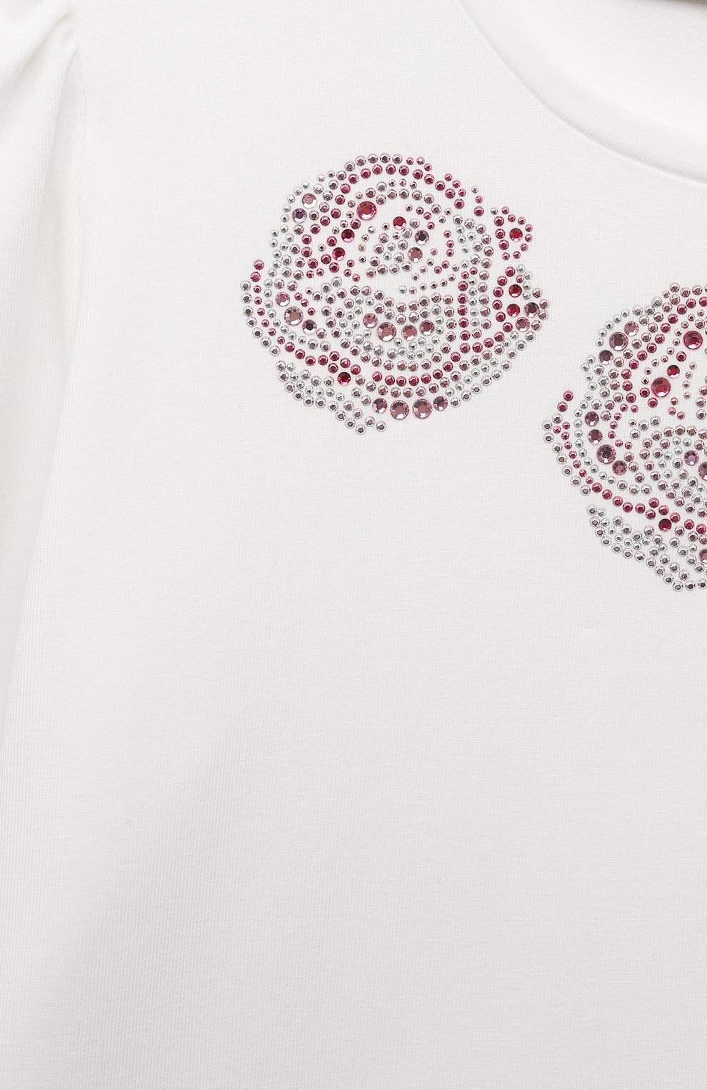 Хлопковый лонгслив MONNALISA, арт. 71B602, фото 3