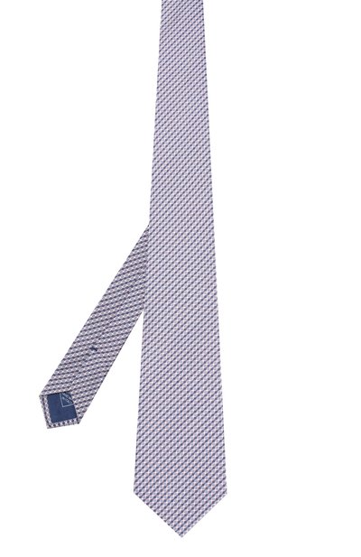 Галстук из шелка и льна BRIONI сиреневого цвета по цене 24400 руб., арт. 062H00/P840G, фото 2 Галстук из шелка и льна BRIONI, арт. 062H00/P840G, фото 2