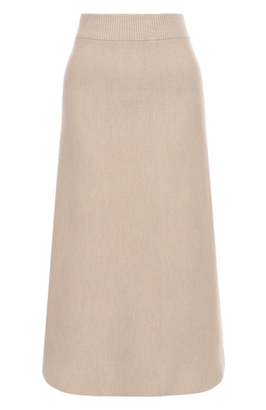 Юбка из кашемира и шерсти Agnona KG10050E/1E120NE Бежевый KG10050E/1E120NE