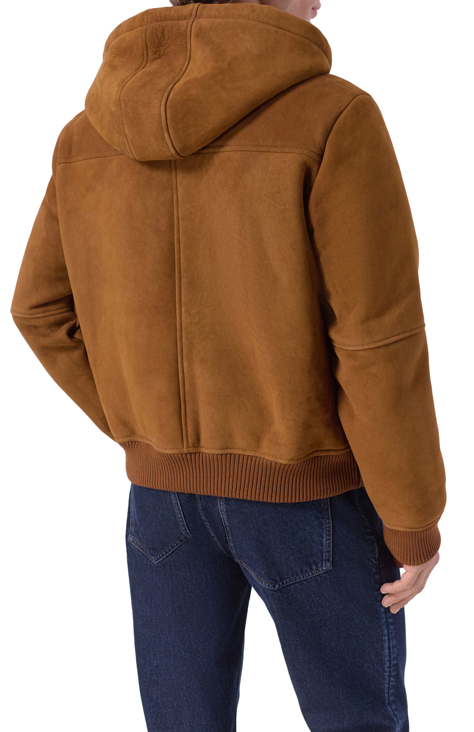 Бомбер из овчины JACOB COHEN, арт. 25I P/JUR_HR081 00G D1375 RW, фото 4