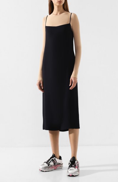 Платье MAISON MARGIELA темно-синего цвета по цене 79000 руб., арт. S51CU0080/S52191, фото 3 Платье MAISON MARGIELA, арт. S51CU0080/S52191, фото 3