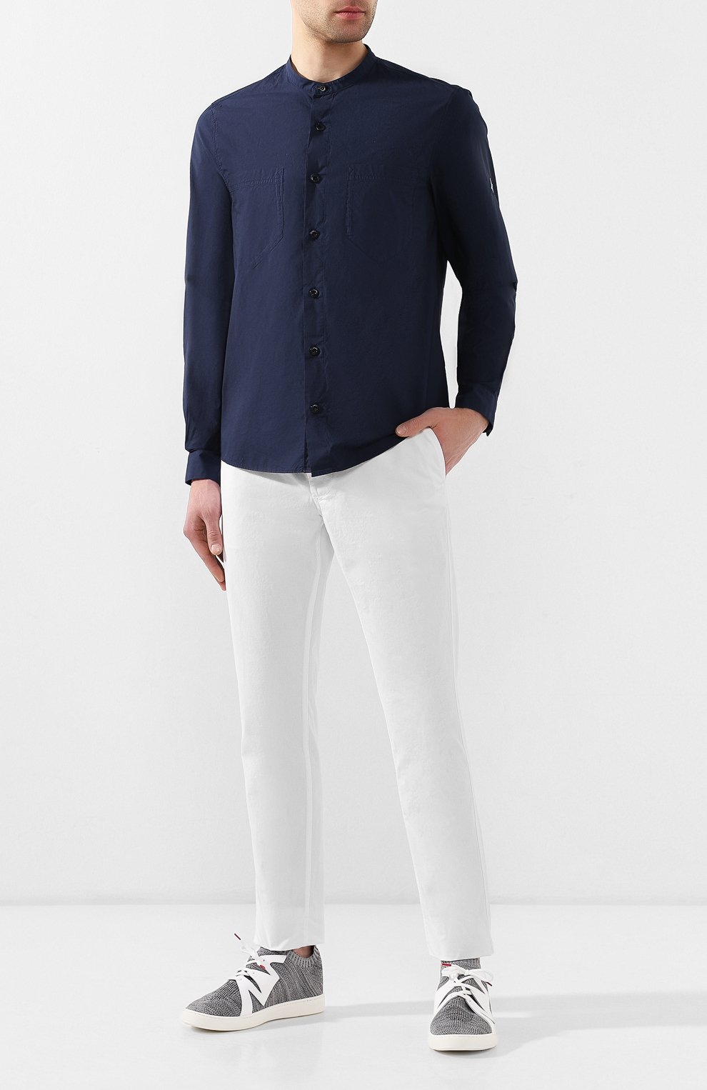 Хлопковые брюки STONE ISLAND, арт. 7015323WA, фото 2