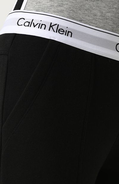 Хлопковые джоггеры с эластичным поясом CALVIN KLEIN, арт. QS5716E, фото 5