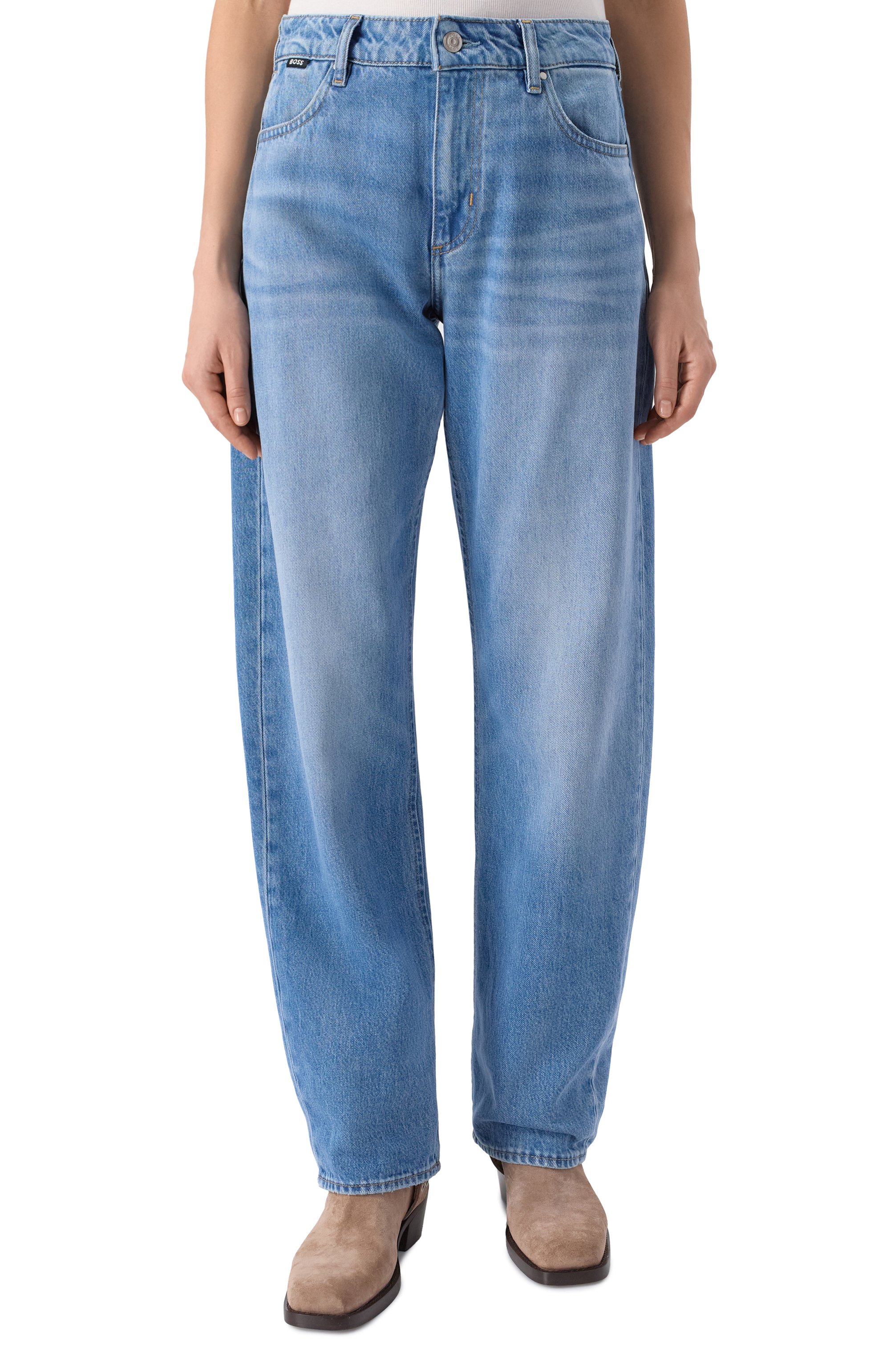 Джинсы BOSS синего цвета по цене 27500 руб., арт. 50538602, фото 3 Джинсы BOSS, арт. 50538602, фото 3