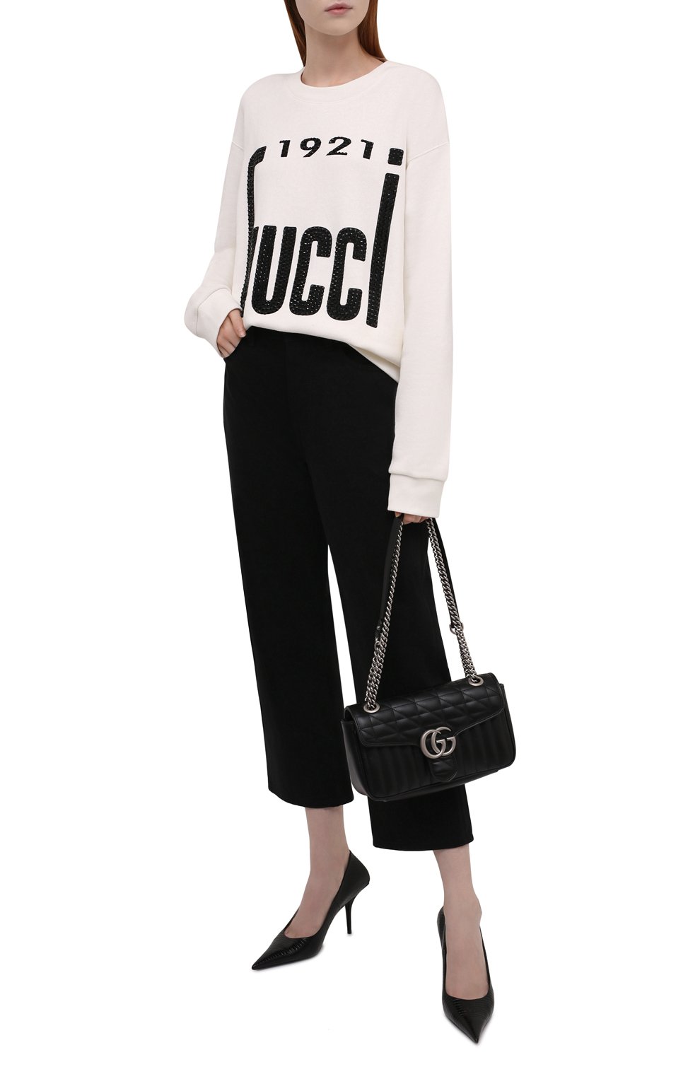Хлопковый свитшот GUCCI, арт. 617964/XJDZE, фото 2
