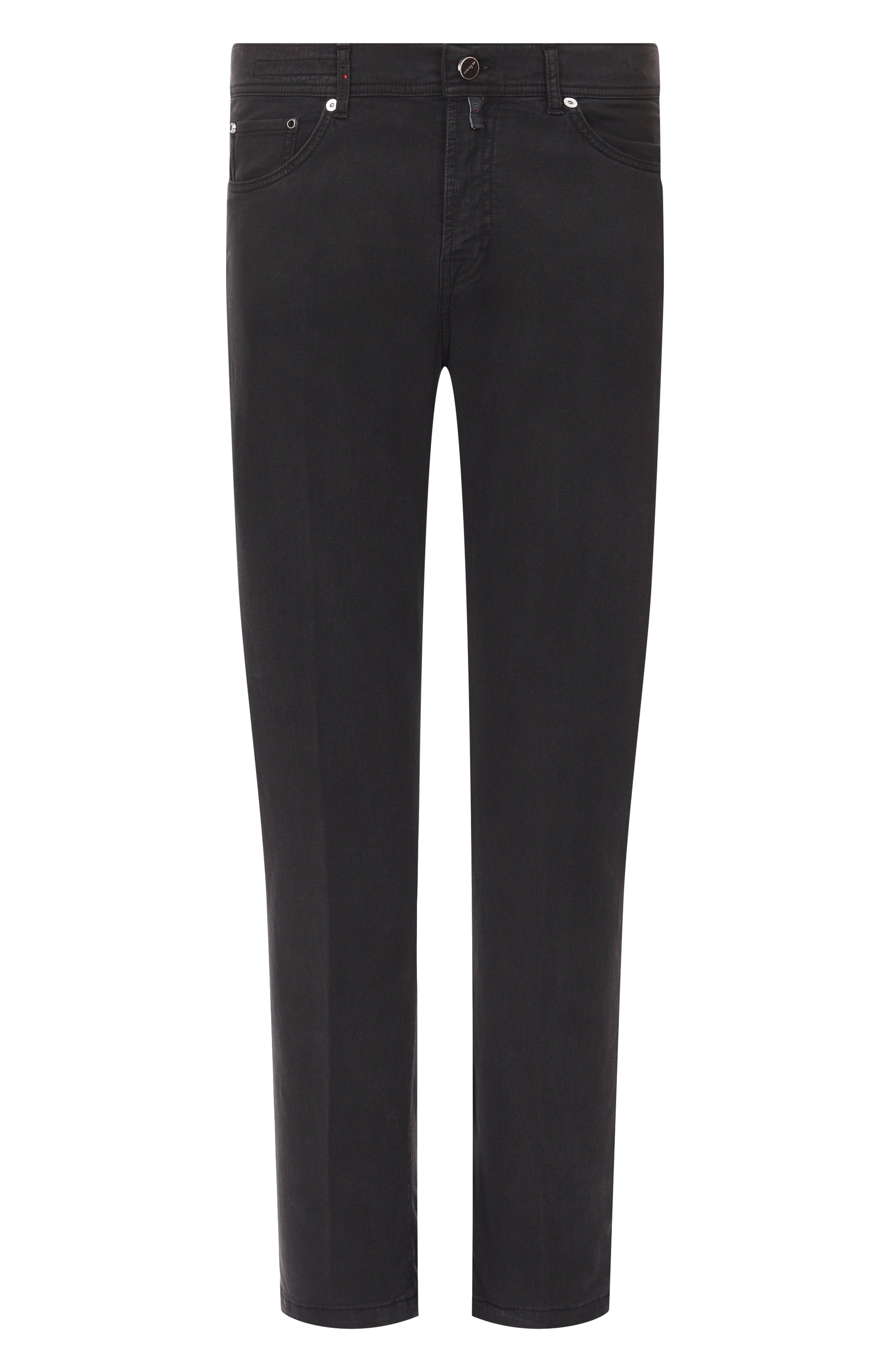 Брюки из лиоцелла KITON черного цвета по цене 112000 руб., арт. UPNJS1K0606F18, фото 1 Брюки из лиоцелла KITON, арт. UPNJS1K0606F18, фото 1