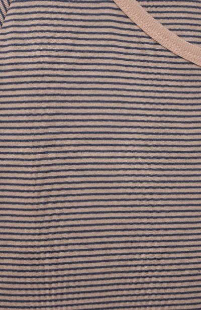 Хлопковое боди SANETTA бежевого цвета по цене 2755 руб., арт. 323364, фото 3 Хлопковое боди SANETTA, арт. 323364, фото 3