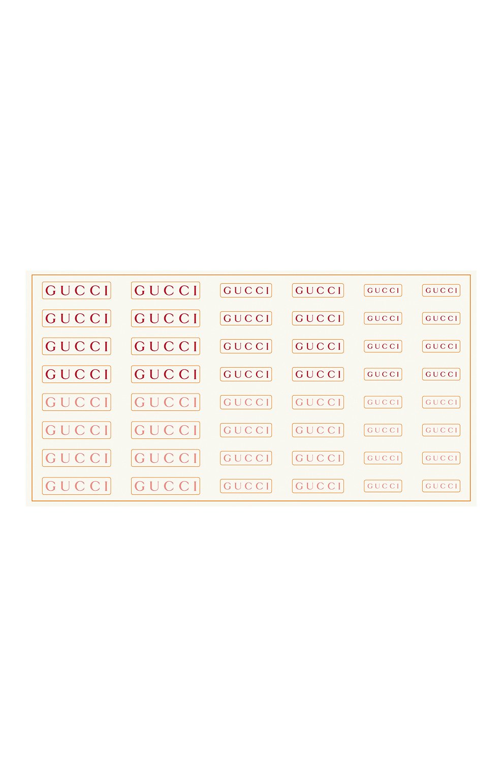 Стикеры для дизайна ногтей nail art stickers GUCCI бесцветного цвета по цене 2890 руб., арт. 3616303323035, фото 2 Стикеры для дизайна ногтей nail art stickers GUCCI, арт. 3616303323035, фото 2