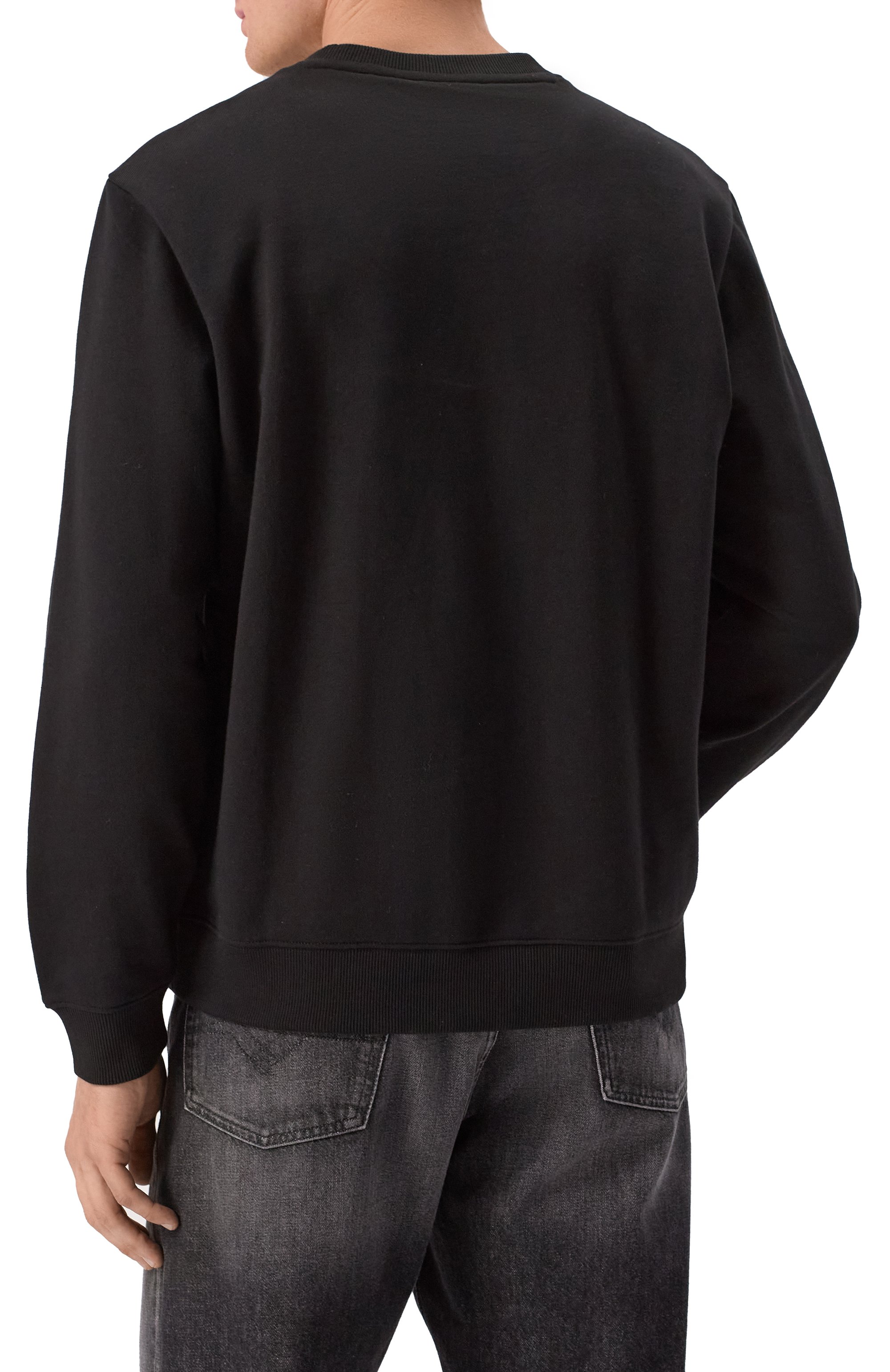 Хлопковый свитшот HUGO черного цвета по цене 12500 руб., арт. 50447964, фото 4 Хлопковый свитшот HUGO, арт. 50447964, фото 4