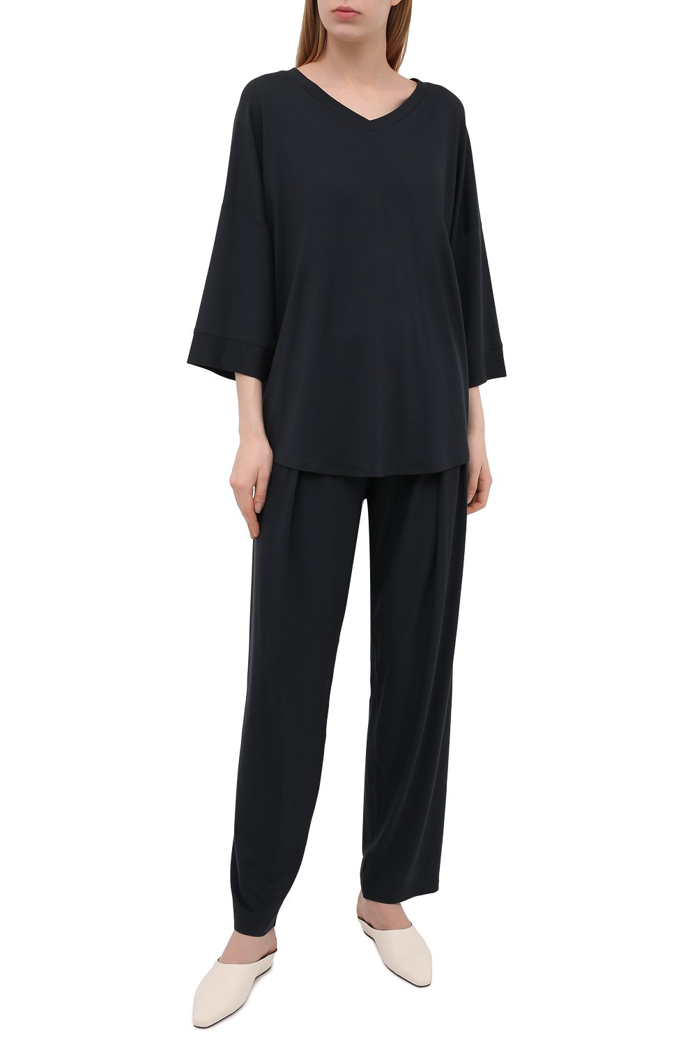 Хлопковый лонгслив ZIMMERLI темно-серого цвета по цене 11450 руб., арт. 700-4130, фото 2 Хлопковый лонгслив ZIMMERLI, арт. 700-4130, фото 2
