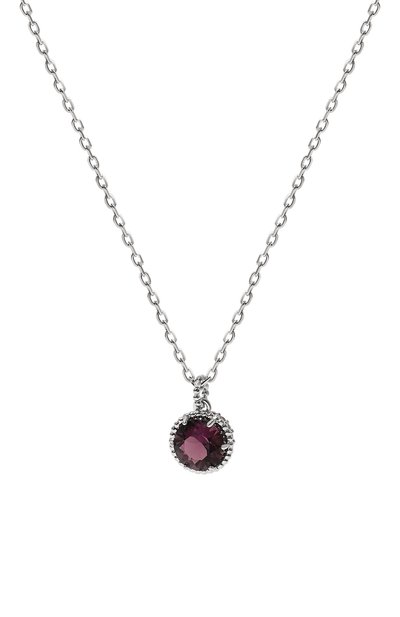Кулон на цепочке birthstone SWAROVSKI фиолетового цвета по цене 9730 руб., арт. 5522773, фото 3 Кулон на цепочке birthstone SWAROVSKI, арт. 5522773, фото 3
