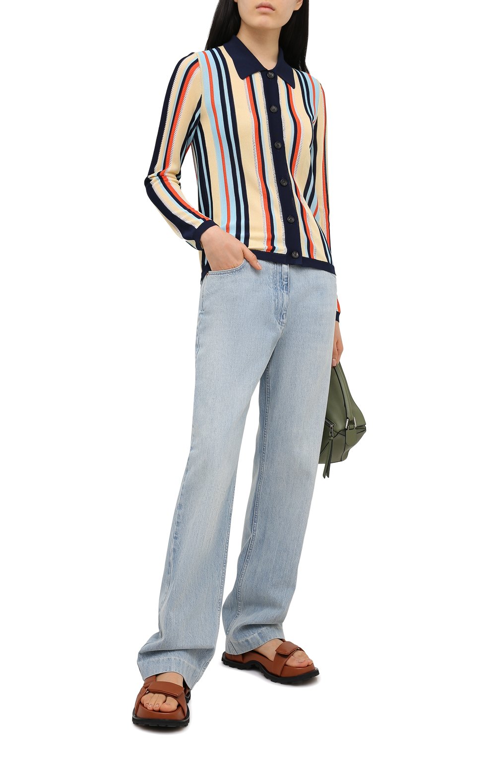 Джинсы GUCCI голубого цвета по цене 79200 руб., арт. 644707/XDBLG, фото 2 Джинсы GUCCI, арт. 644707/XDBLG, фото 2