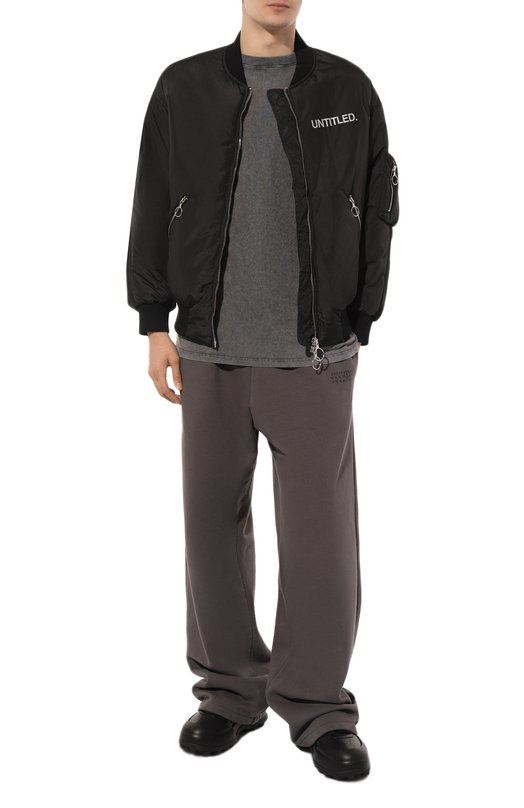 Хлопковая футболка Diego Venturino D3S4TS0PIT Серый  D3S4TS0PIT Фото 2