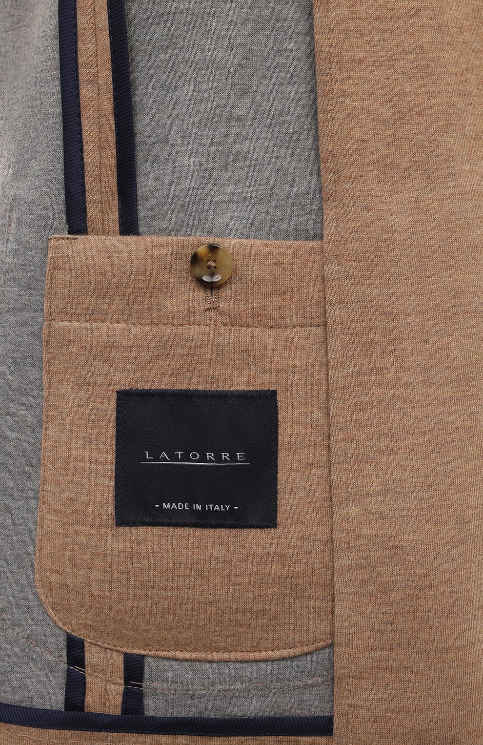 Пиджак из шерсти и хлопка SARTORIA LATORRE, арт. JD74/JG072, фото 8