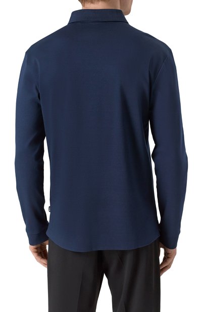 Хлопковое поло BOSS, арт. 50468392, фото 4