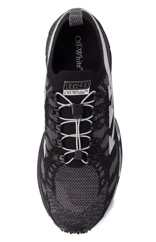 Текстильные кроссовки Be Right Back Knit Off-White 0MIA2A0S26FAB001 Чёрный  0MIA2A0S26FAB001 Фото 5