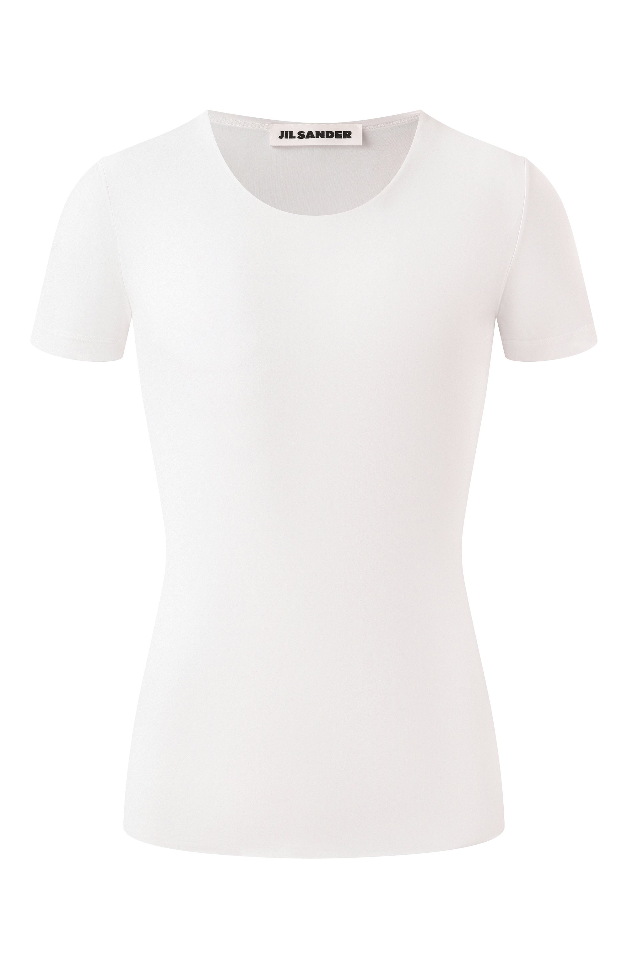 Футболка JIL SANDER белого цвета по цене 29750 руб., арт. J01GC0003/J70026, фото 1 Футболка JIL SANDER, арт. J01GC0003/J70026, фото 1