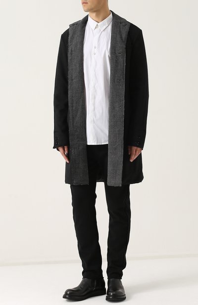 Хлопковая рубашка с воротником кент TRANSIT, арт. CFUTRD1360, фото 2