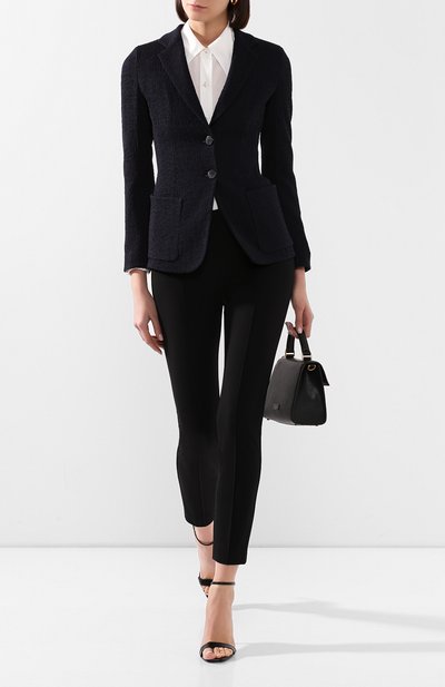 Жакет GIORGIO ARMANI темно-синего цвета по цене 157000 руб., арт. 3HAG72/AJSPZ, фото 2 Жакет GIORGIO ARMANI, арт. 3HAG72/AJSPZ, фото 2