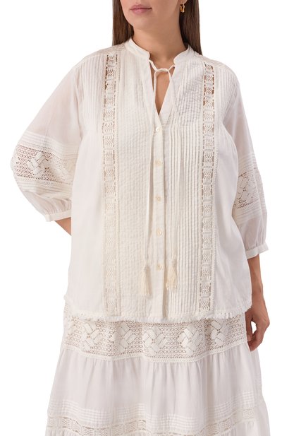 Хлопковая блузка MARINA SPORT, арт. SUMATRA, фото 3