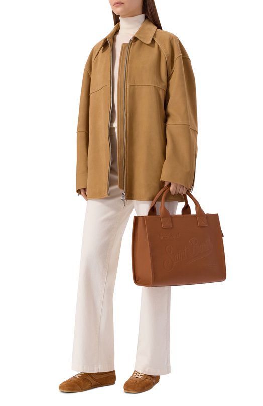 Сумка-тоут Vanity large MC2 Saint Barth VANBG001-00532I/VANITY BAG LARGE Коричневый  VANBG001-00532I/VANITY BAG LARGE Фото 3