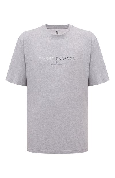 Мужская хлопковая футболка BRUNELLO CUCINELLI, арт. M0B138433W