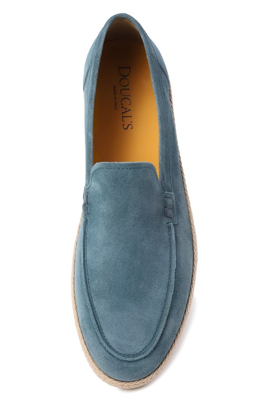 Замшевые эспадрильи Doucal's DU3428MALNUY009A Голубой  DU3428MALNUY009A Фото 6