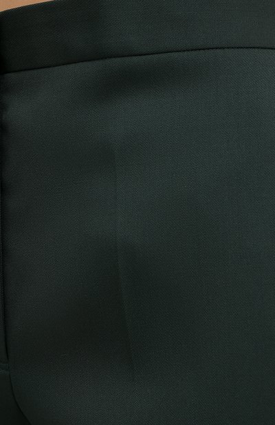 Шерстяные брюки JIL SANDER зеленого цвета по цене 86800 руб., арт. JSPR301900-WR202500, фото 5 Шерстяные брюки JIL SANDER, арт. JSPR301900-WR202500, фото 5