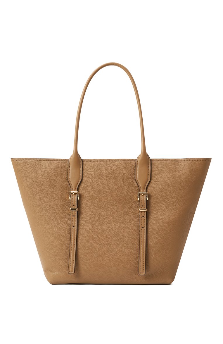 Женская сумка-тоут moore MICHAEL MICHAEL KORS бежевого цвета, арт. 30R5G90T7L | Фото 6 (Материал: Натуральная кожа; Размер: medium; Драгоценные камни: Проставлено; Материал сплава: Проставлено)