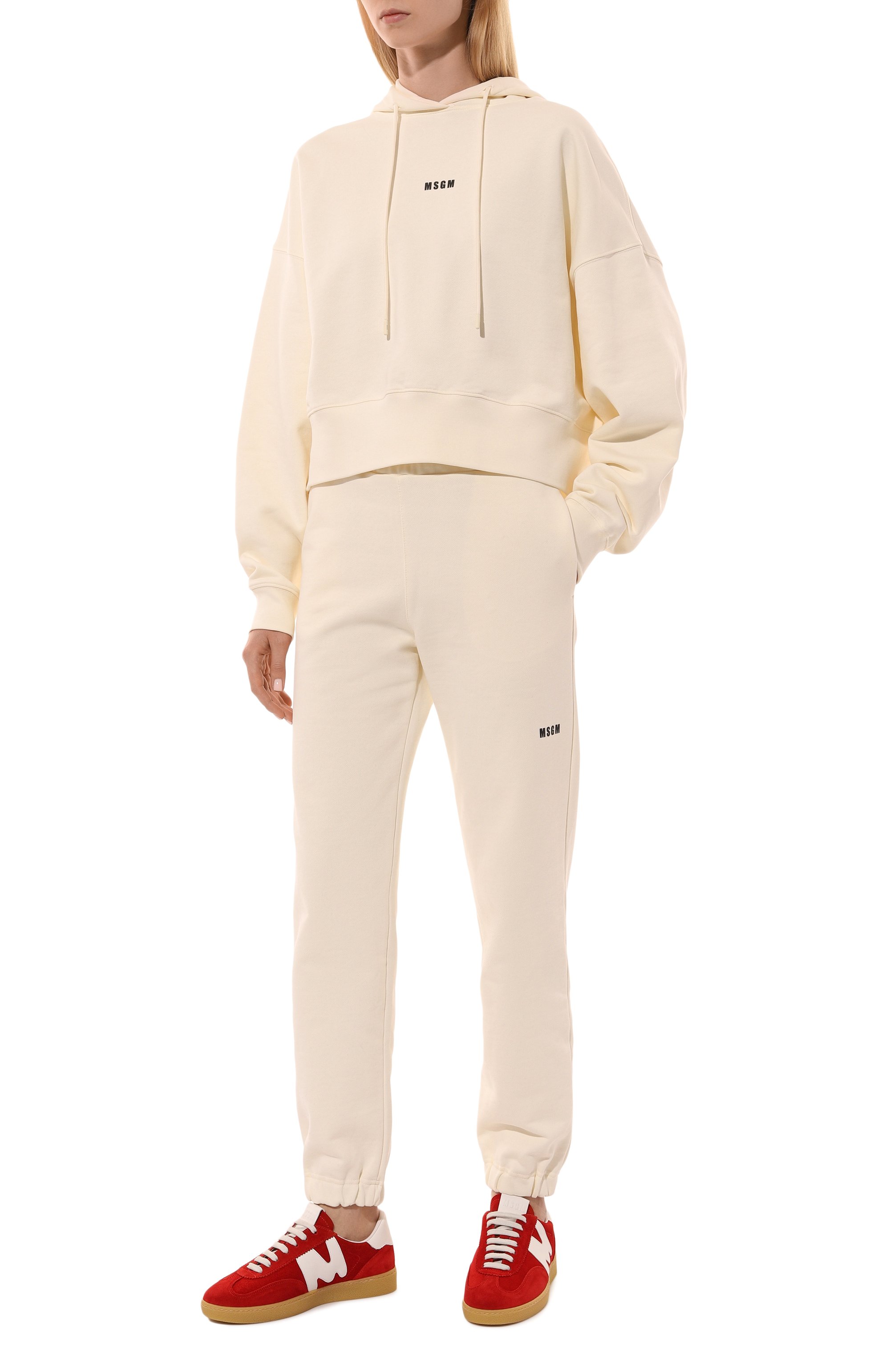 Хлопковые джоггеры MSGM, арт. 2000MDP500/300000, фото 2