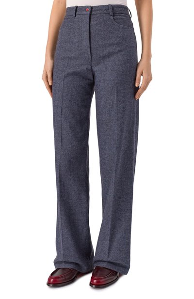 Брюки из кашемира и хлопка KITON, арт. D52114K0128A02, фото 3