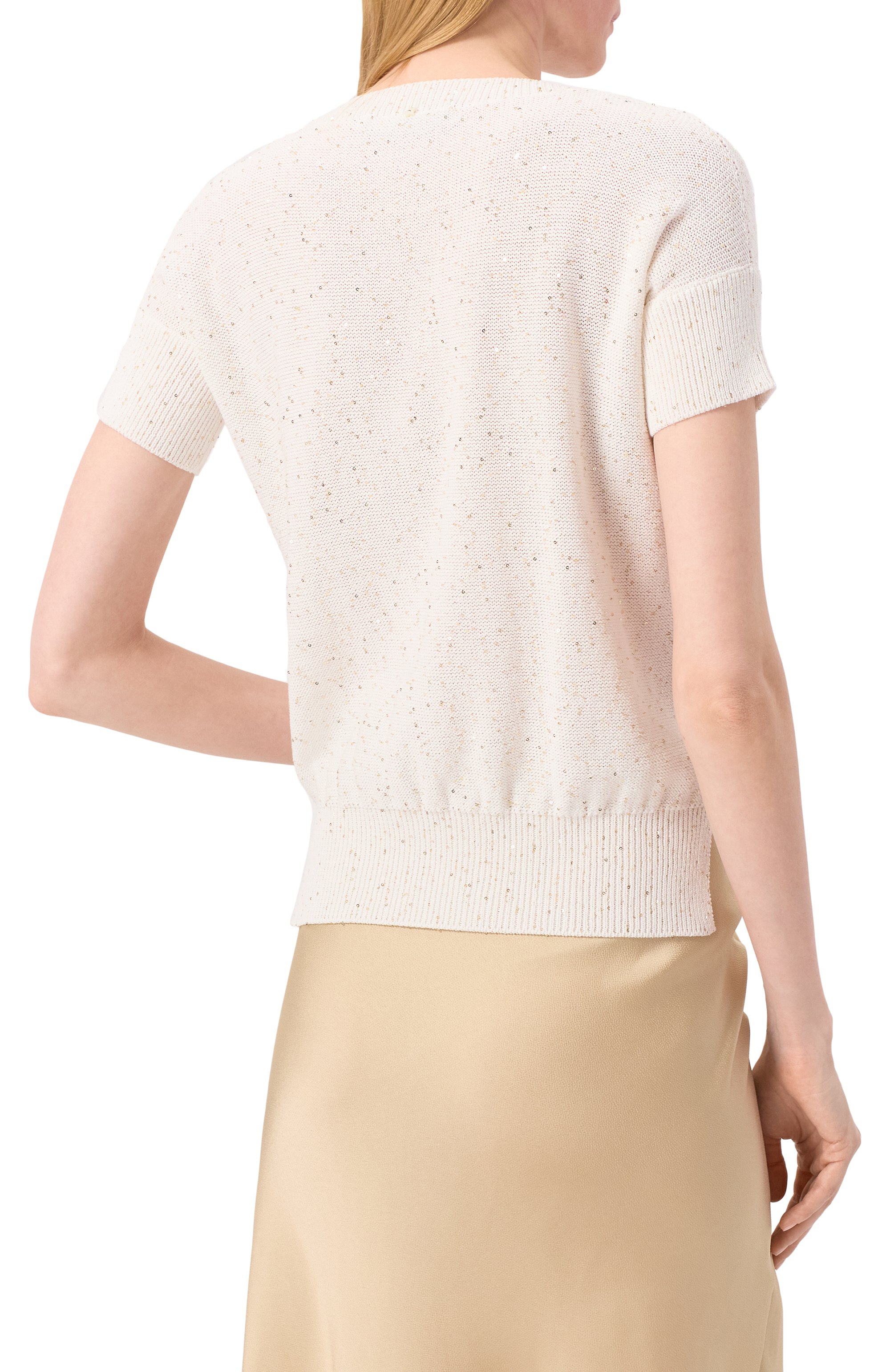 Хлопковый пуловер LORENA ANTONIAZZI, арт. P25124TM29A/3049, фото 4