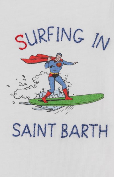 Хлопковая футболка MC2 SAINT BARTH, арт. STBK TSHIRT B0Y/TSH0001/02193F, фото 3