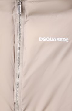 Мужского утепленный жилет DSQUARED2 светло-бежевого цвета, арт. DQ2732/D0ABC | Фото 3 (Материал подклада: Синтетический материал; Рукава: Без рукавов; Мальчики Кросс-КТ: Верхняя одежда; Девочки Кросс-КТ: Верхняя одежда; Региональные ограничения белый список (Axapta Mercury): Не проставлено; Нос: Не проставлено; Материал внешний: Синтетический материал; Ростовка одежда: 4 года | 104 см, 8 лет | 128 см, 13 - 15 лет | 158 см, 10 - 11 лет | 140 - 146см, 16 лет | 164 см, 6 лет | 116 см)