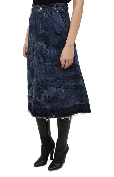 Джинсовая юбка REDVALENTINO, арт. XR3DD05G/6B5, фото 3