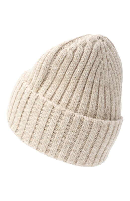 Шапка из шерсти и вискозы MC2 Saint Barth WENG005-03141I/WENGEN W Бежевый  WENG005-03141I/WENGEN W Фото 2
