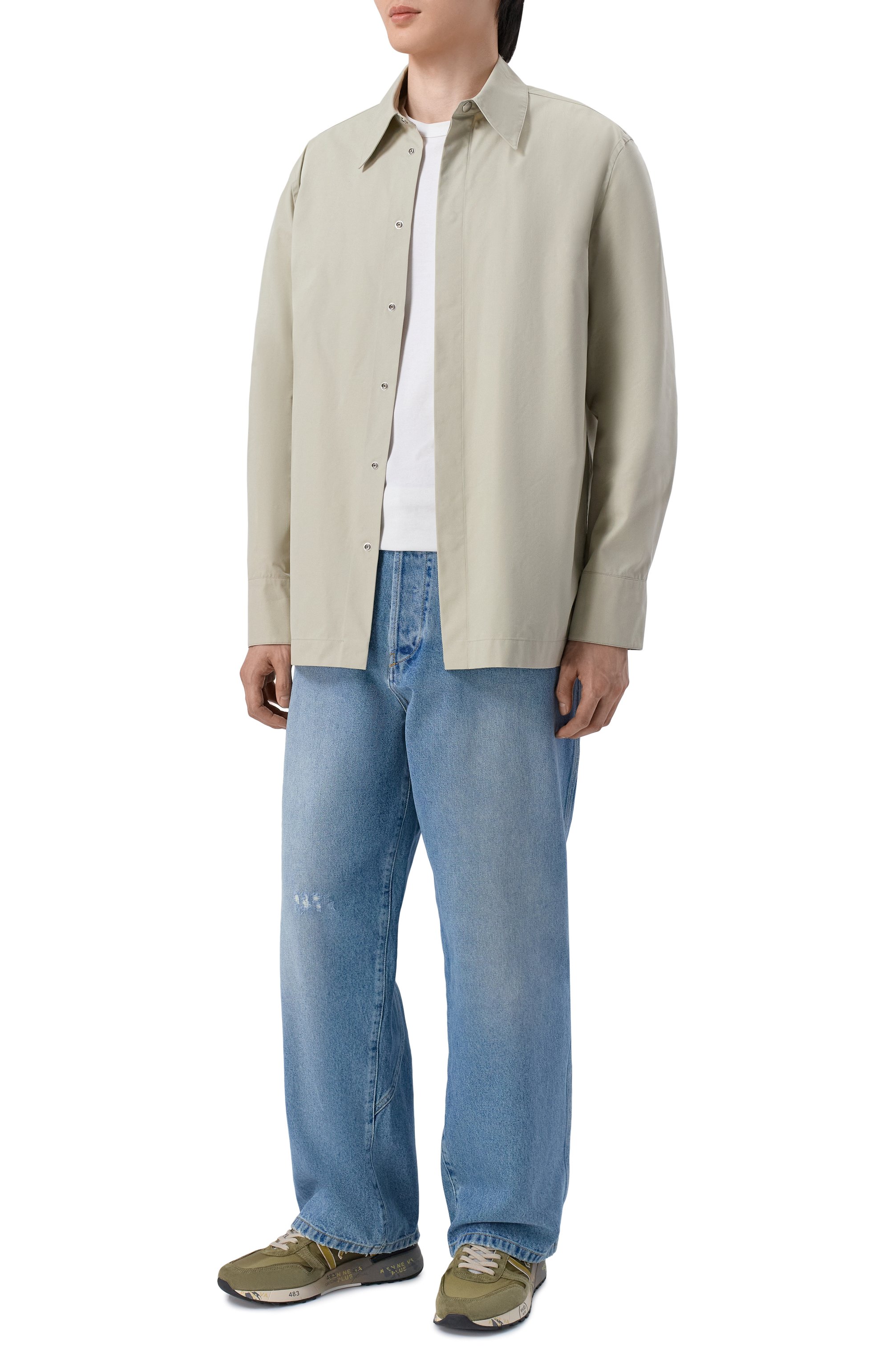 Комбинированные кроссовки lander PREMIATA хаки цвета по цене 31350 руб., арт. LANDER/VAR 8009, фото 2 Комбинированные кроссовки lander PREMIATA, арт. LANDER/VAR 8009, фото 2