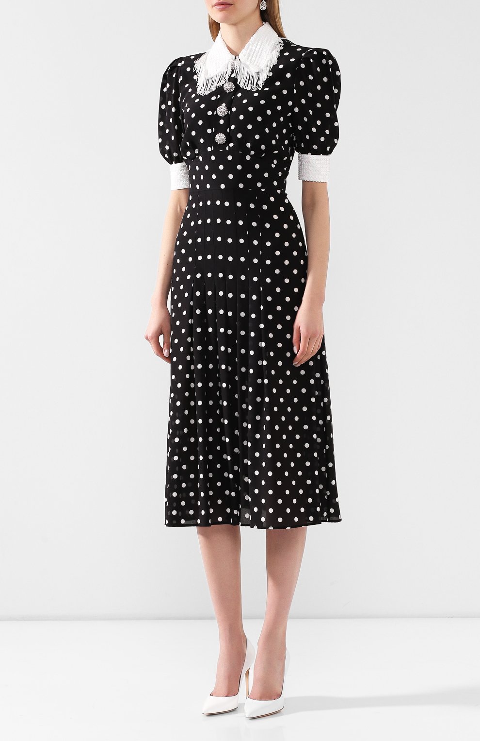 Шелковое платье ALESSANDRA RICH, арт. FAB2073-F2818, фото 3