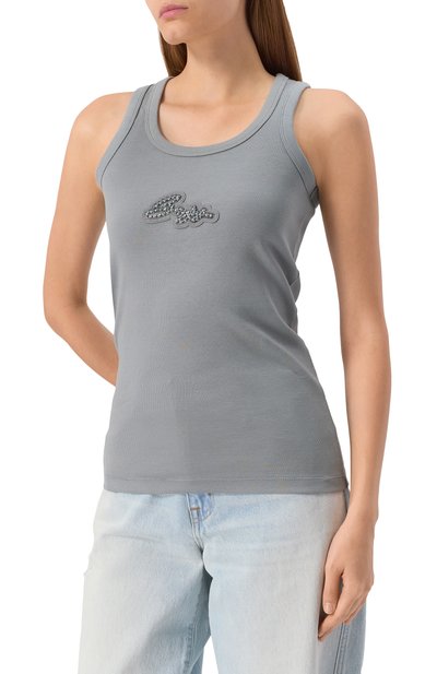 Хлопковая майка BOSS ORANGE, арт. 50545486, фото 3