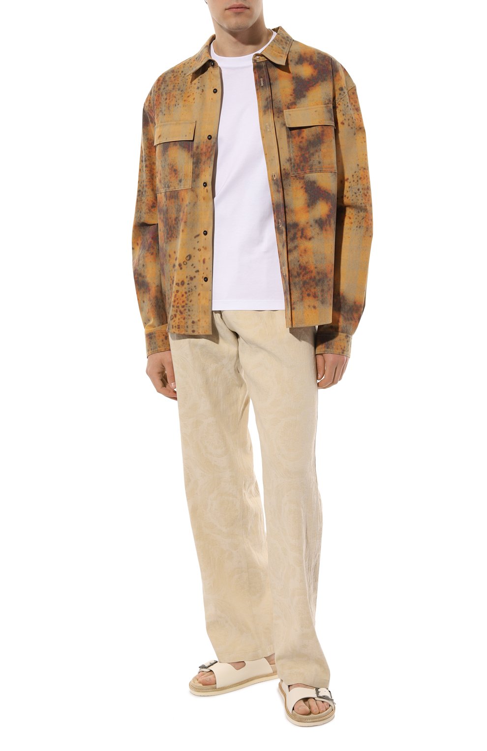 Кожаные шлепанцы BRUNELLO CUCINELLI, арт. MPUALCY235, фото 2