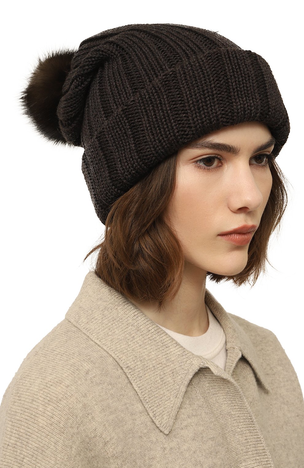 Шерстяная шапка BLACK SABLE, арт. BS-005CW, фото 2