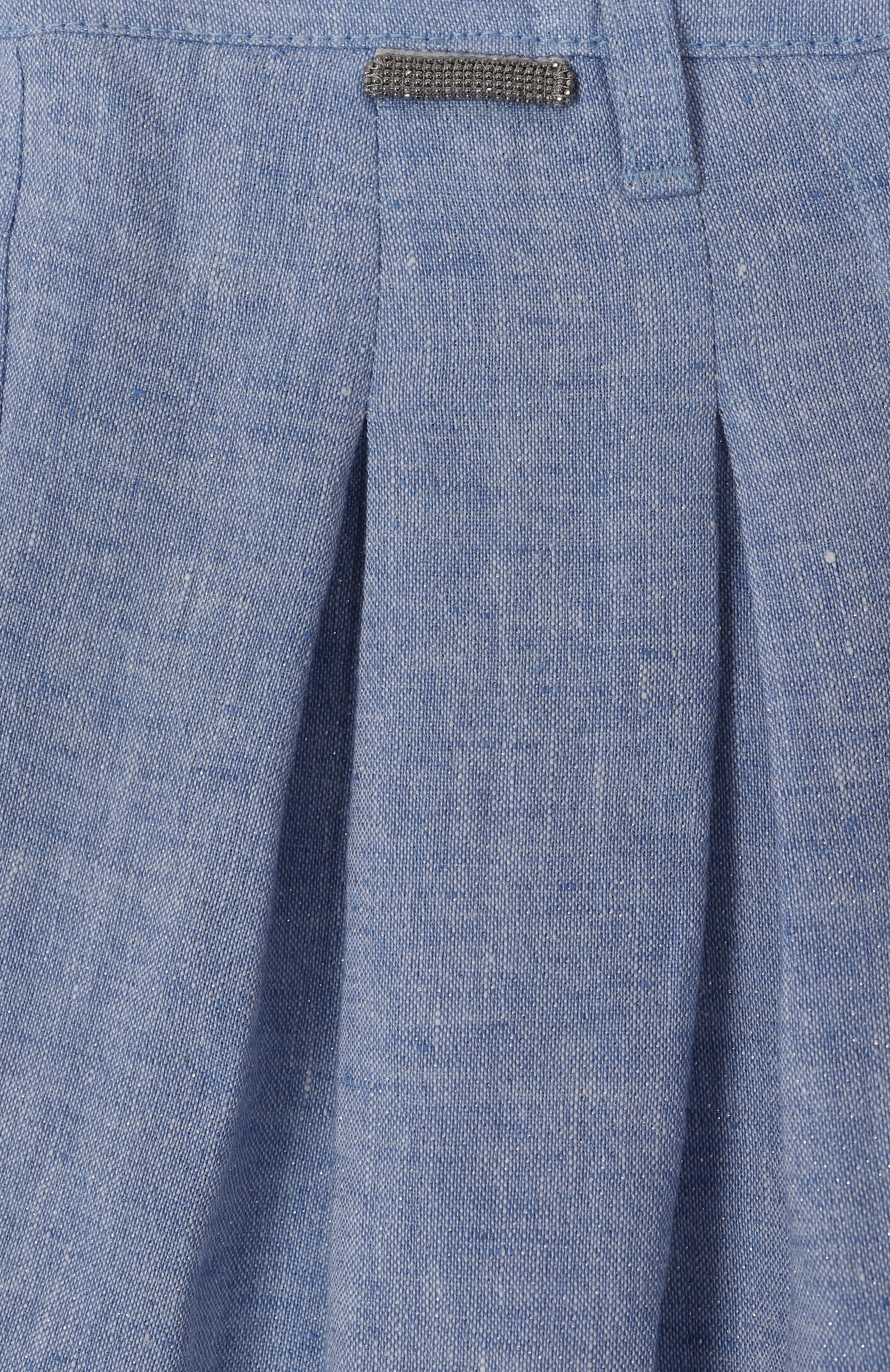 Льняные шорты BRUNELLO CUCINELLI, арт. BH547S285C, фото 3