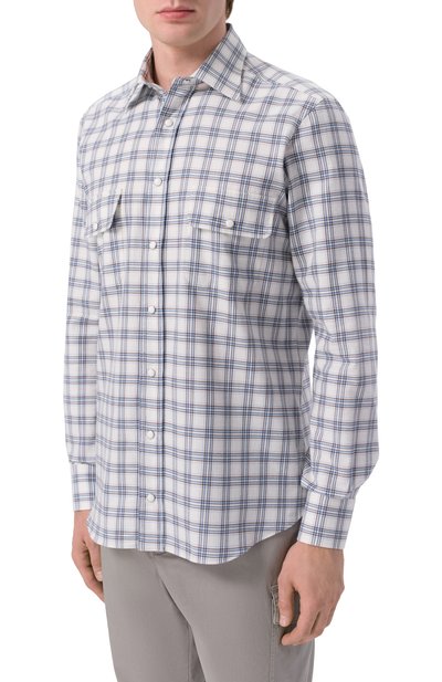 Ру башка из хлопка и кашемира MVST, арт. M0RBIDA_SP0RT/ALBERT0/SP0RT/542-C0TT0N/CASHMERE, фото 3